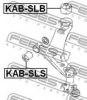 FEBEST KAB-SLB Control Arm-/Trailing Arm Bush